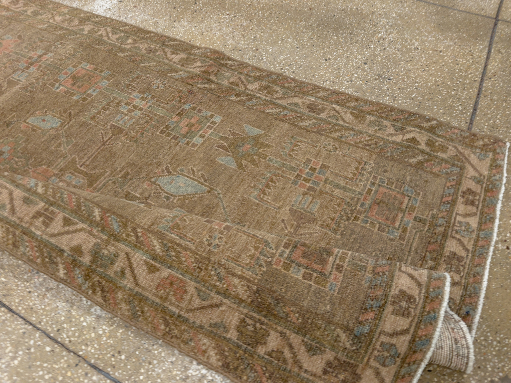 Vintage Persian Malayer Runner, No.32033 - Gsblank