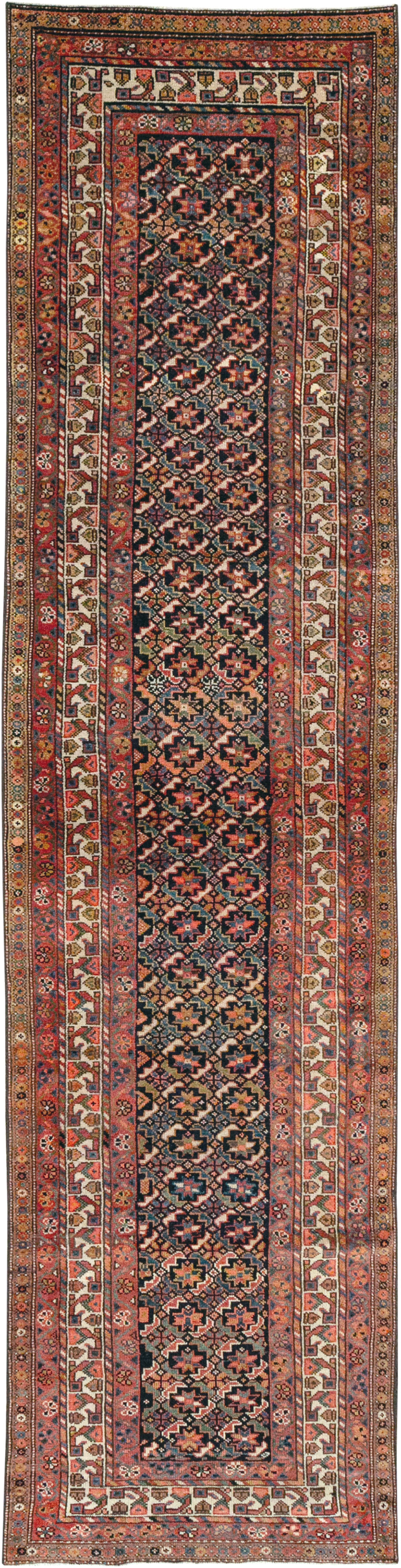 Antique Persian Kurd Runner, No.32034 - Gsblank