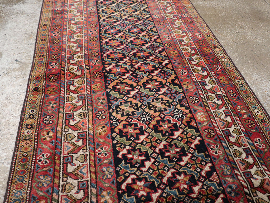 Antique Persian Kurd Runner, No.32034 - Gsblank