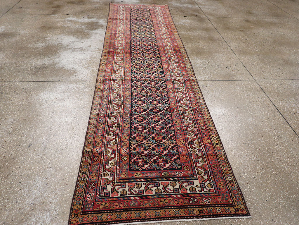Antique Persian Kurd Runner, No.32034 - Gsblank