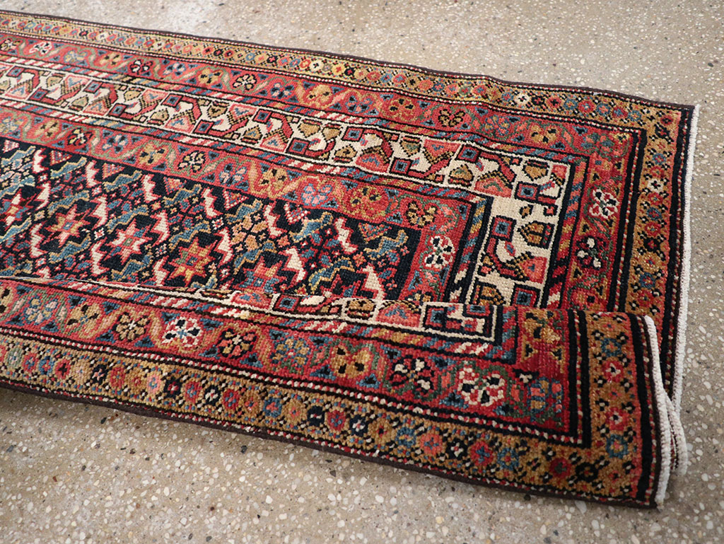 Antique Persian Kurd Runner, No.32034 - Gsblank