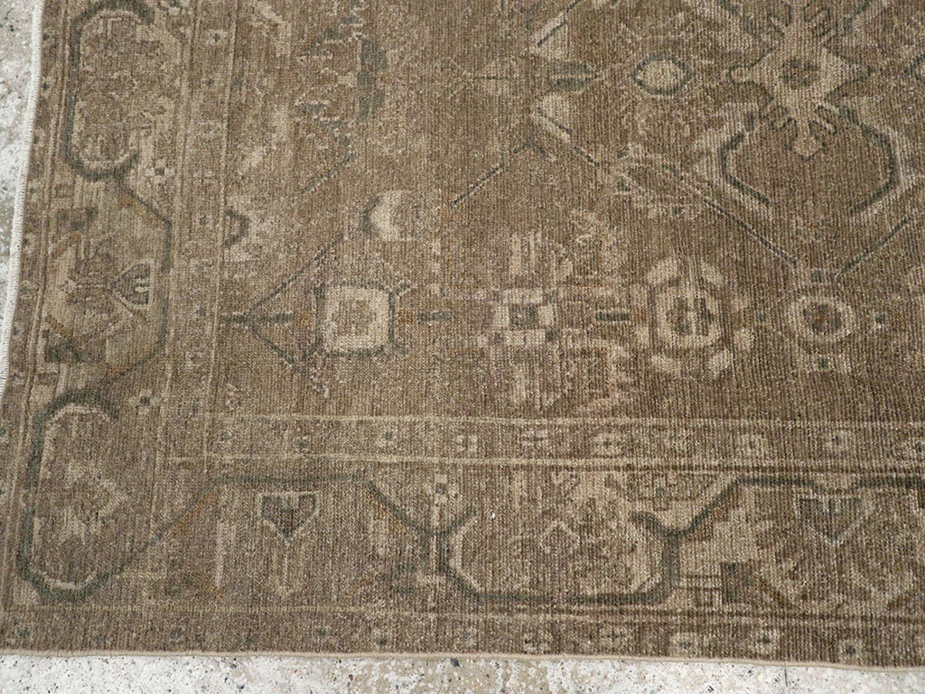 Vintage Persian Malayer Accent Rug, No.32038 - Gsblank