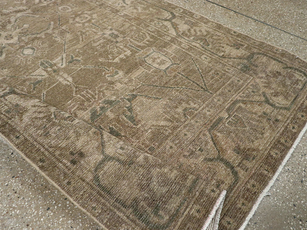 Vintage Persian Malayer Accent Rug, No.32038 - Gsblank