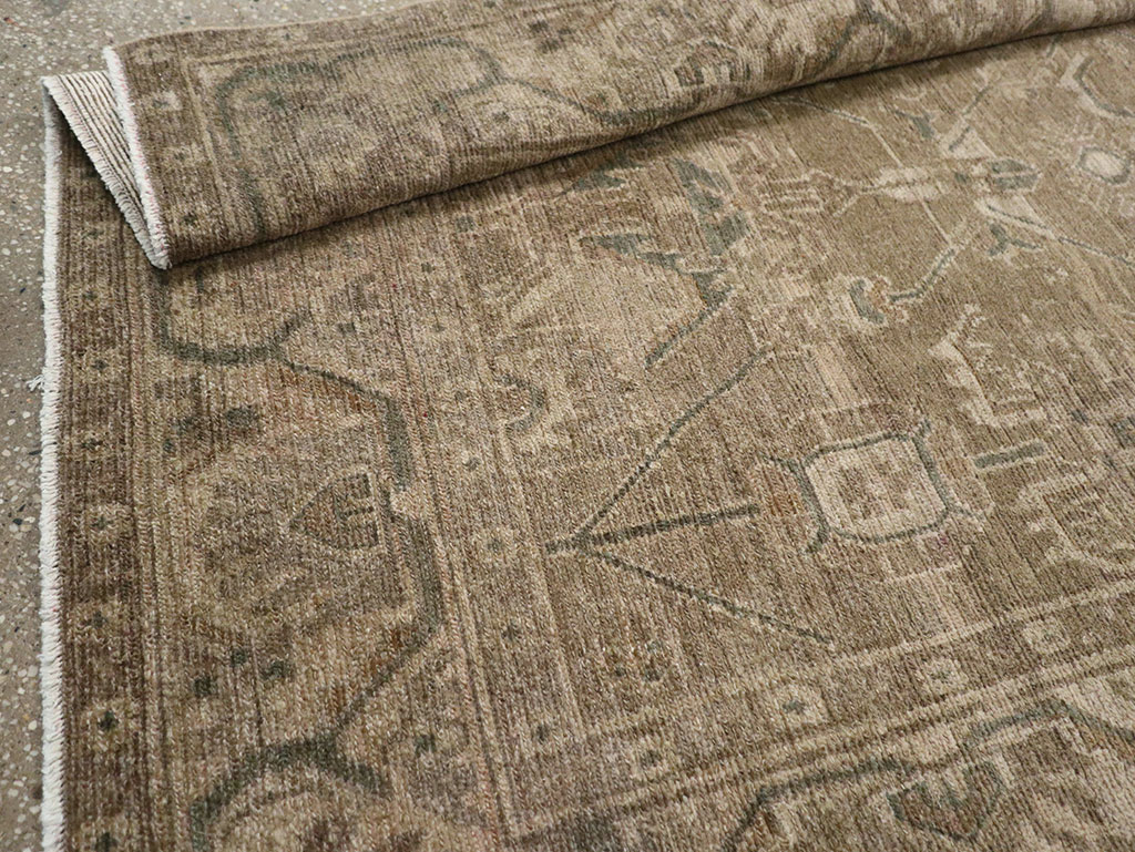 Vintage Persian Malayer Accent Rug, No.32038 - Gsblank