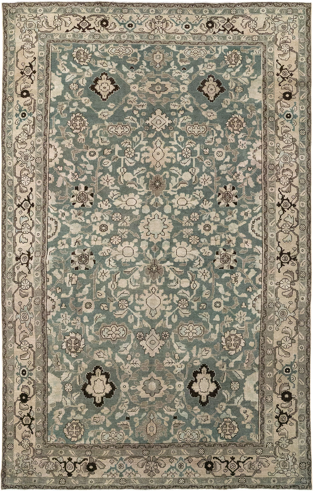 Vintage Persian Malayer Room Size Carpet, No.32040 - Gsblank
