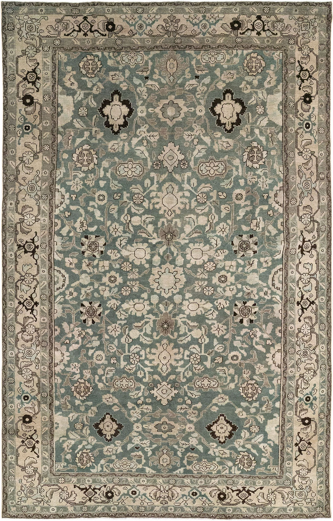 Vintage Persian Malayer Room Size Carpet, No.32040 - Gsblank