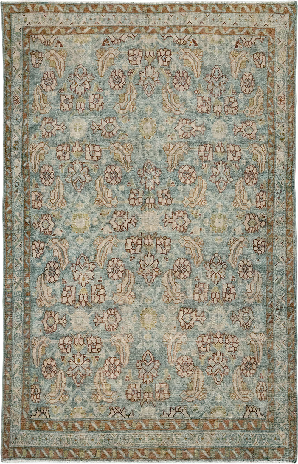 Antique Persian Malayer Throw Rug, No.32043 - Gsblank