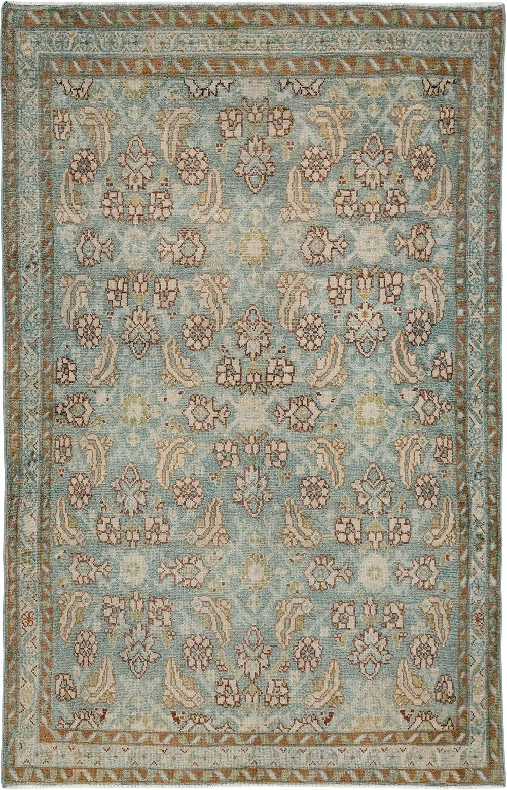 Antique Persian Malayer Throw Rug, No.32043 - Gsblank