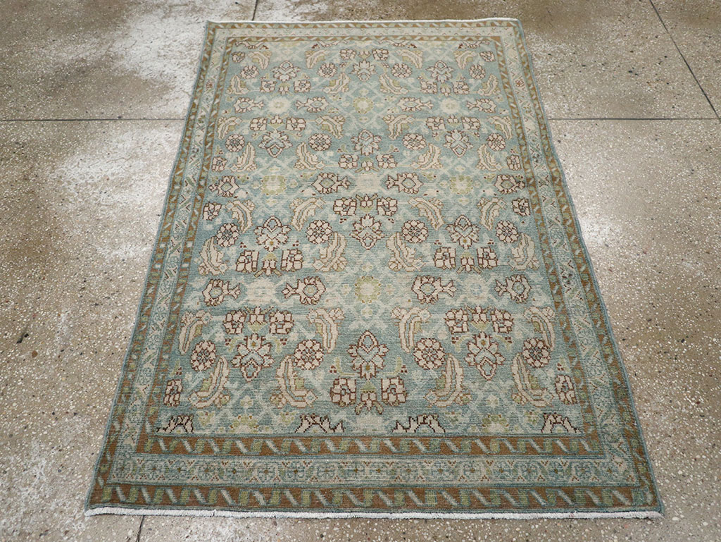 Antique Persian Malayer Throw Rug, No.32043 - Gsblank