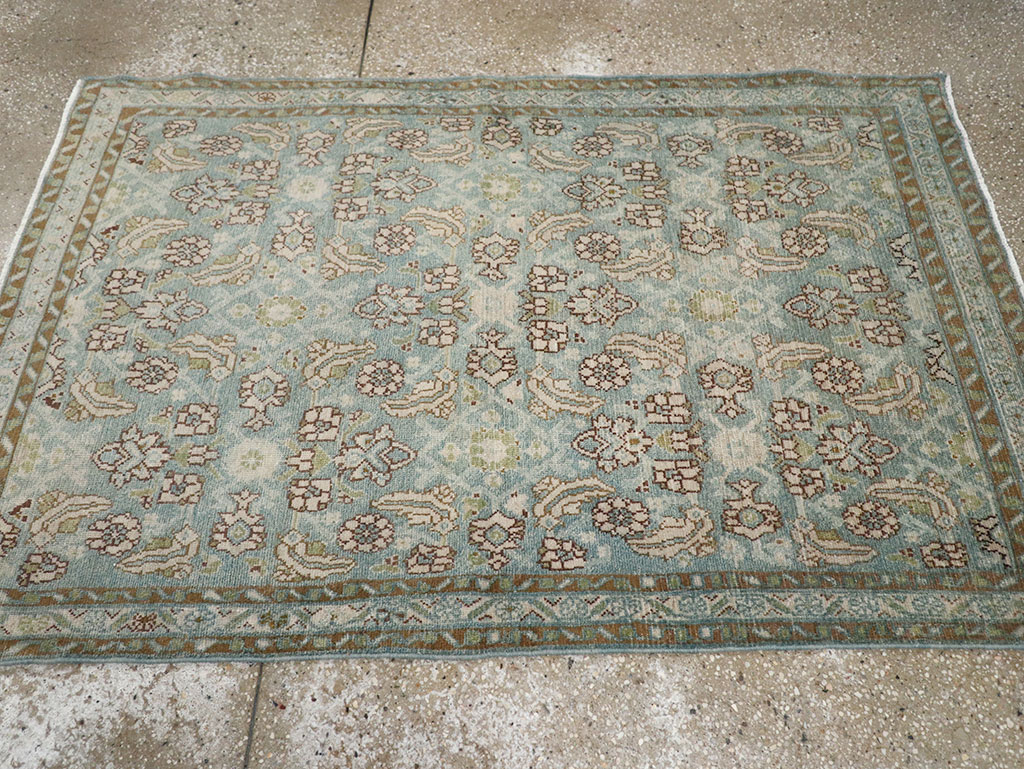 Antique Persian Malayer Throw Rug, No.32043 - Gsblank