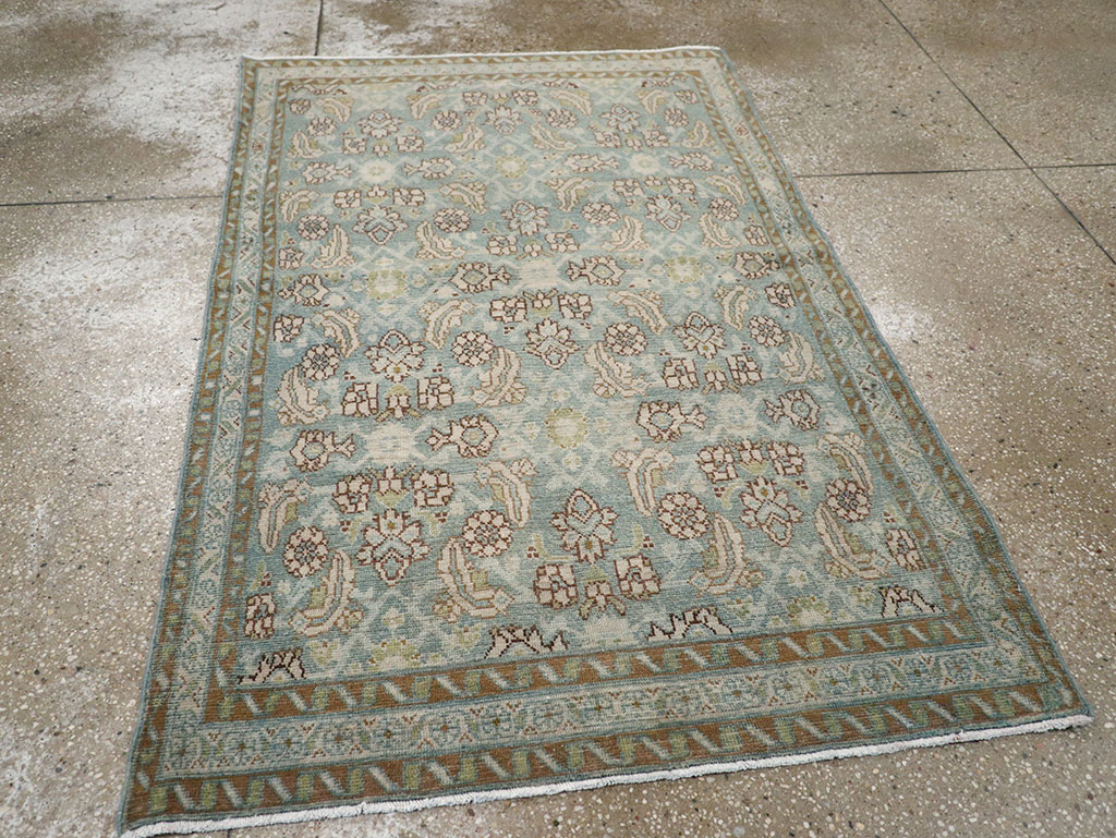 Antique Persian Malayer Throw Rug, No.32043 - Gsblank