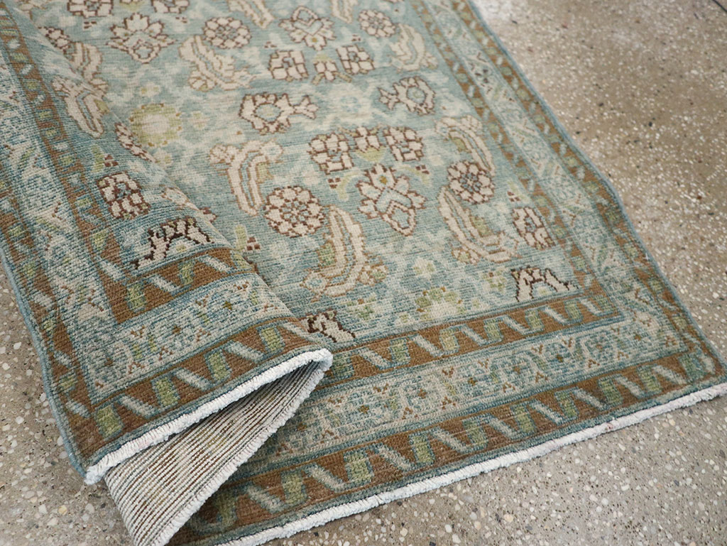 Antique Persian Malayer Throw Rug, No.32043 - Gsblank
