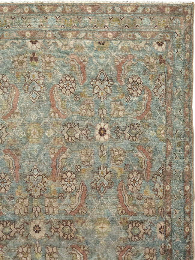 Vintage Persian Malayer Accent Rug, No.32044 - Gsblank