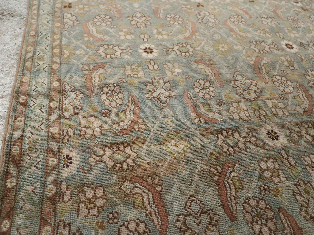 Vintage Persian Malayer Accent Rug, No.32044 - Gsblank