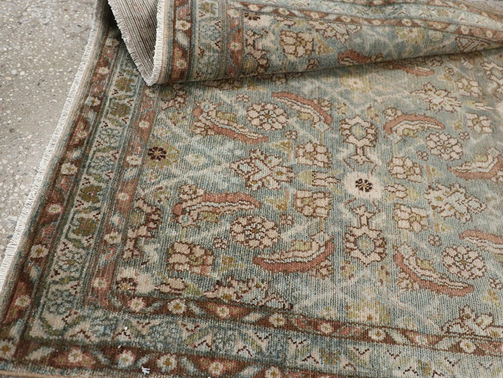 Vintage Persian Malayer Accent Rug, No.32044 - Gsblank