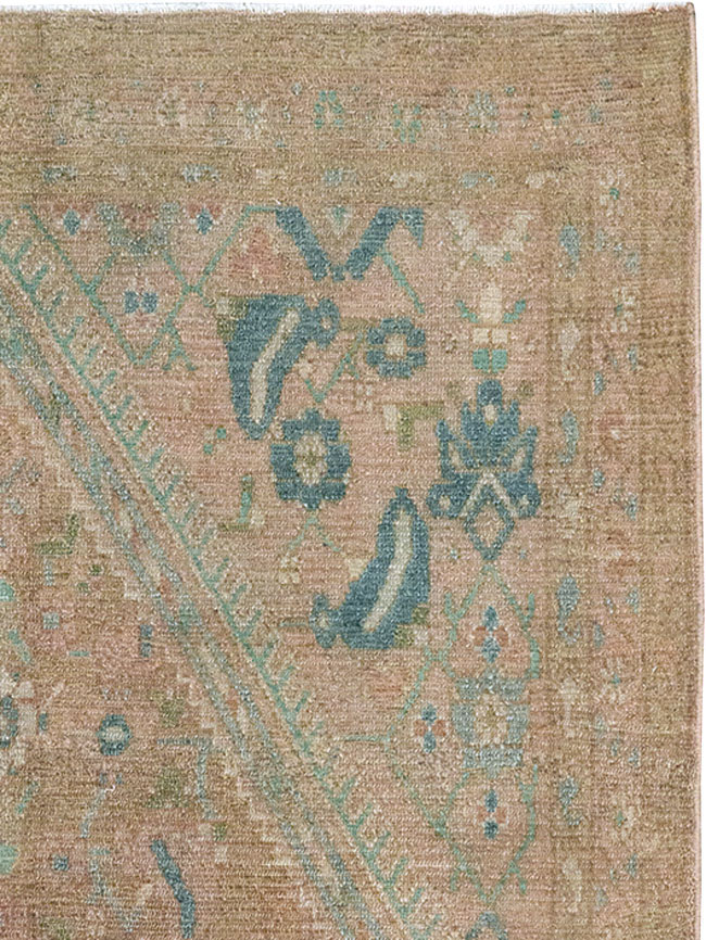 Vintage Persian Malayer Throw Rug, No.32047 - Gsblank