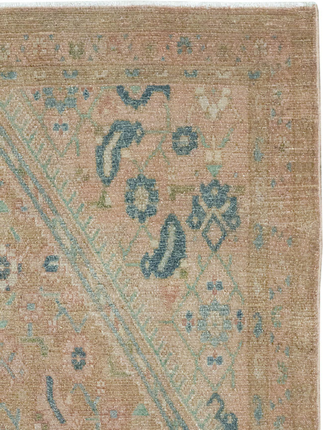 Vintage Persian Malayer Throw Rug, No.32047 - Gsblank