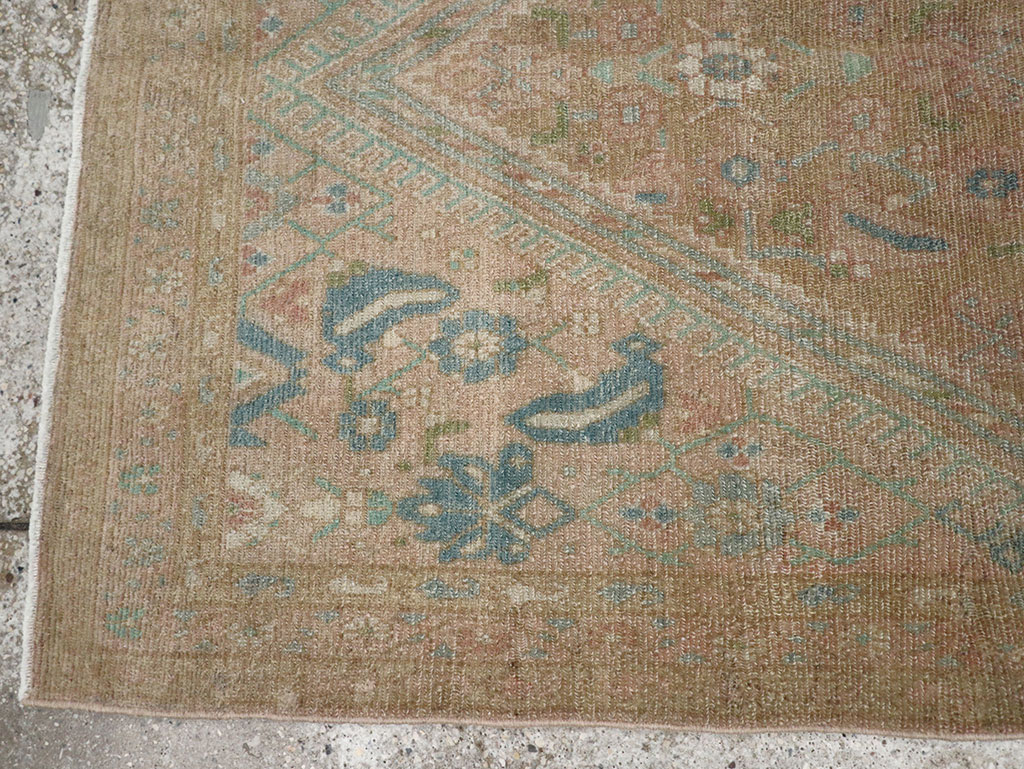 Vintage Persian Malayer Throw Rug, No.32047 - Gsblank