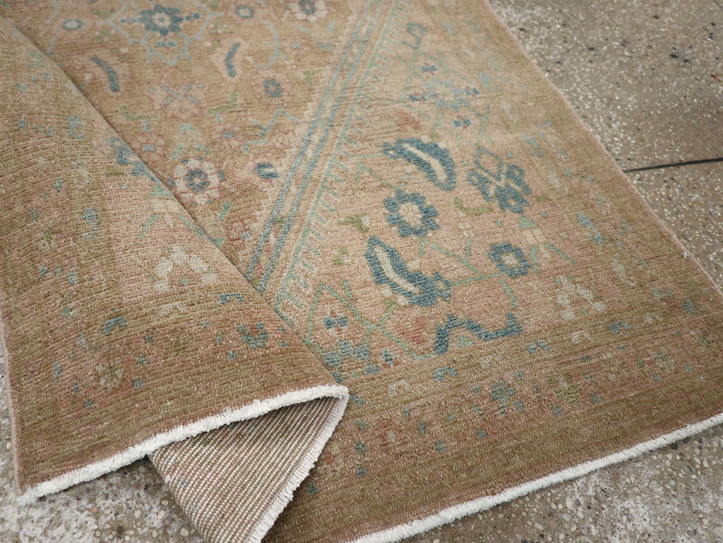 Vintage Persian Malayer Throw Rug, No.32047 - Gsblank