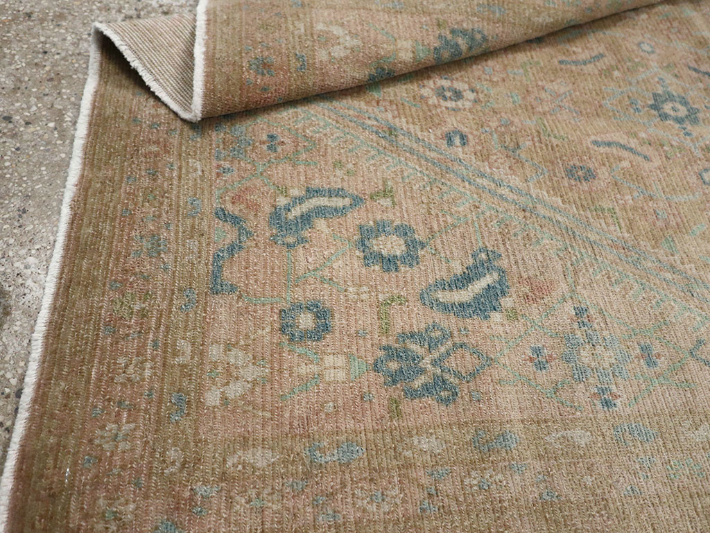 Vintage Persian Malayer Throw Rug, No.32047 - Gsblank