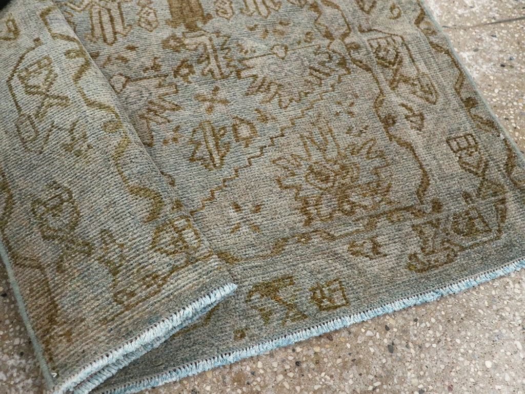 Vintage Persian Malayer Throw Rug, No.32048 - Gsblank