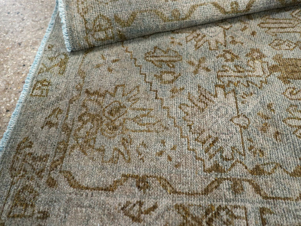 Vintage Persian Malayer Throw Rug, No.32048 - Gsblank