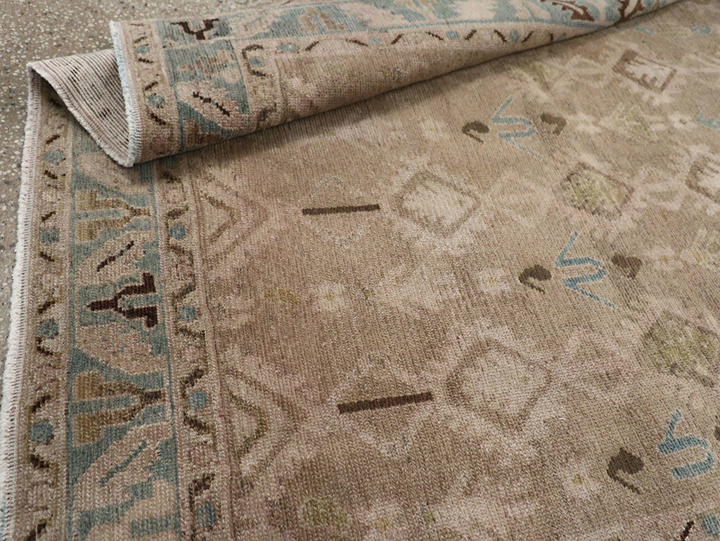 Vintage Persian Malayer Accent Rug, No.32050 - Gsblank