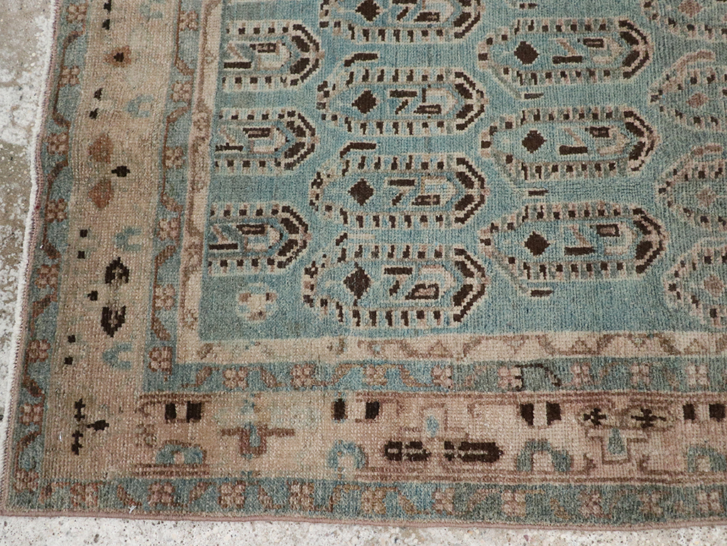 Vintage Persian Malayer Throw Rug, No.32051 - Gsblank