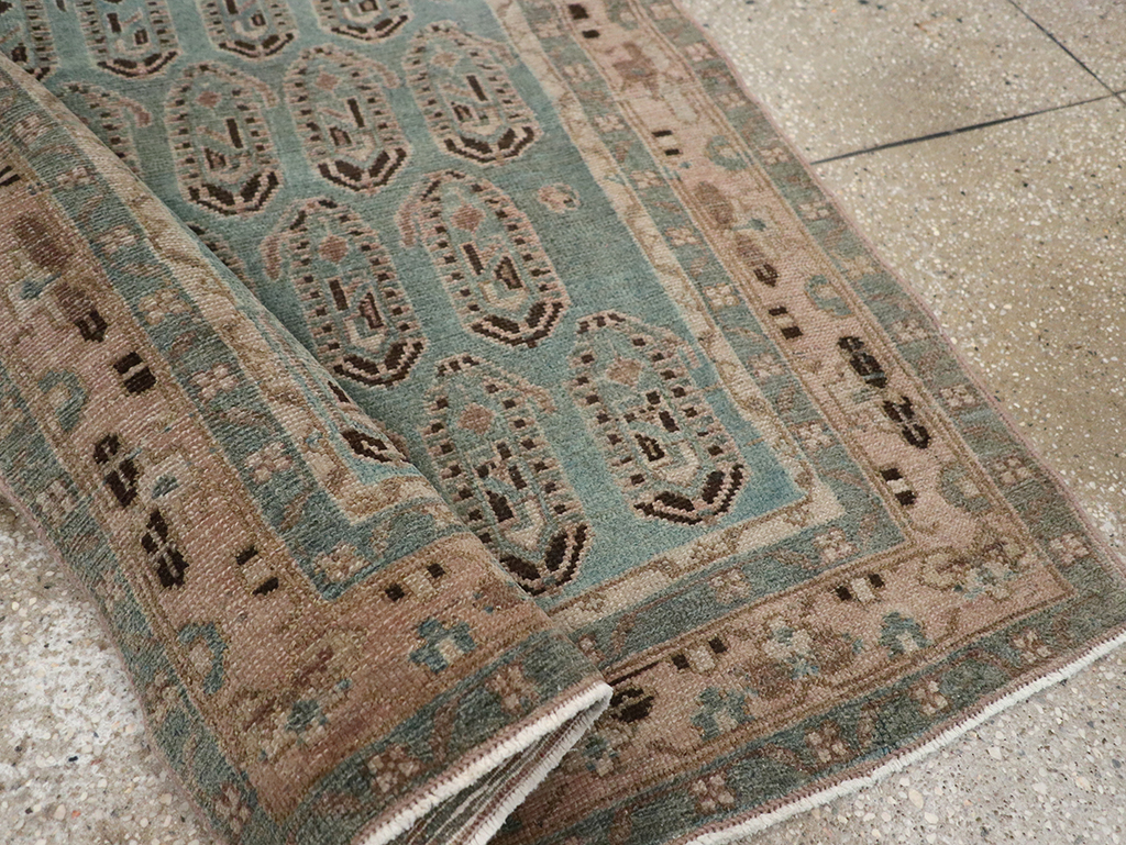 Vintage Persian Malayer Throw Rug, No.32051 - Gsblank