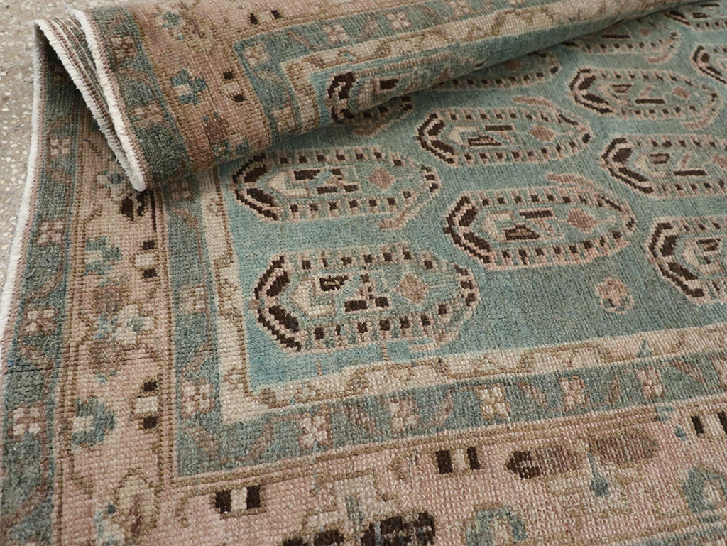 Vintage Persian Malayer Throw Rug, No.32051 - Gsblank