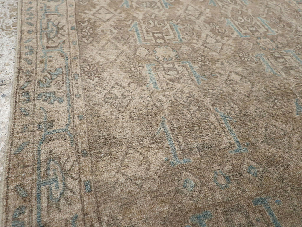 Vintage Persian Malayer Throw Rug, No.32052 - Gsblank