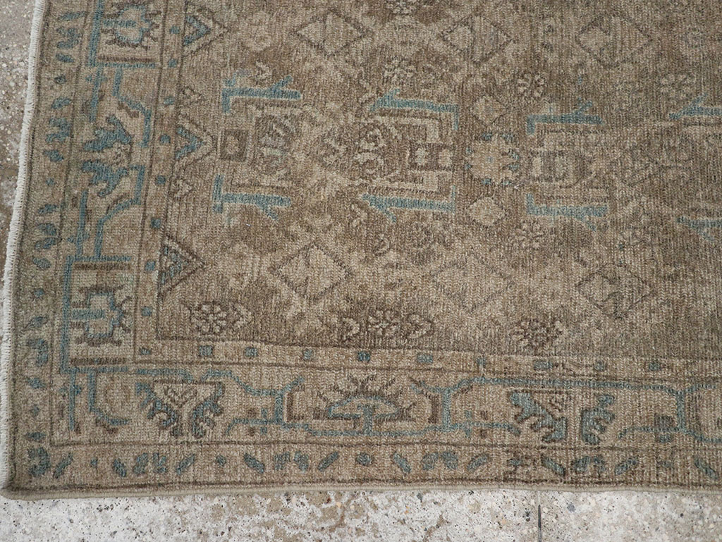 Vintage Persian Malayer Throw Rug, No.32052 - Gsblank