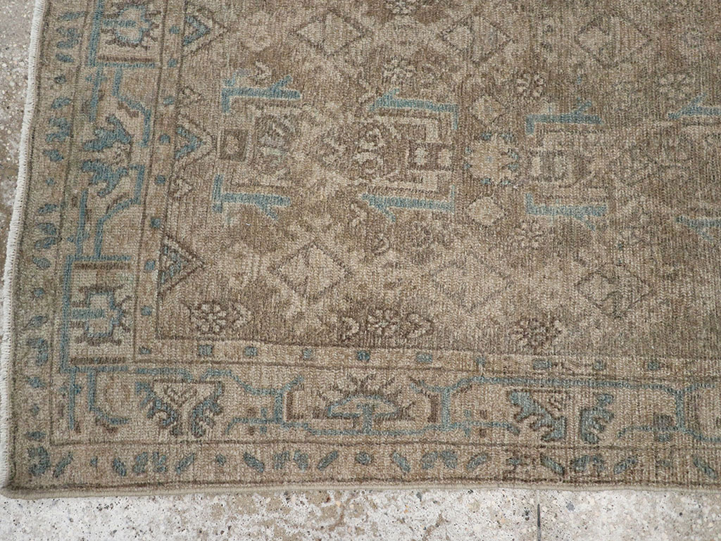 Vintage Persian Malayer Throw Rug, No.32052 - Gsblank