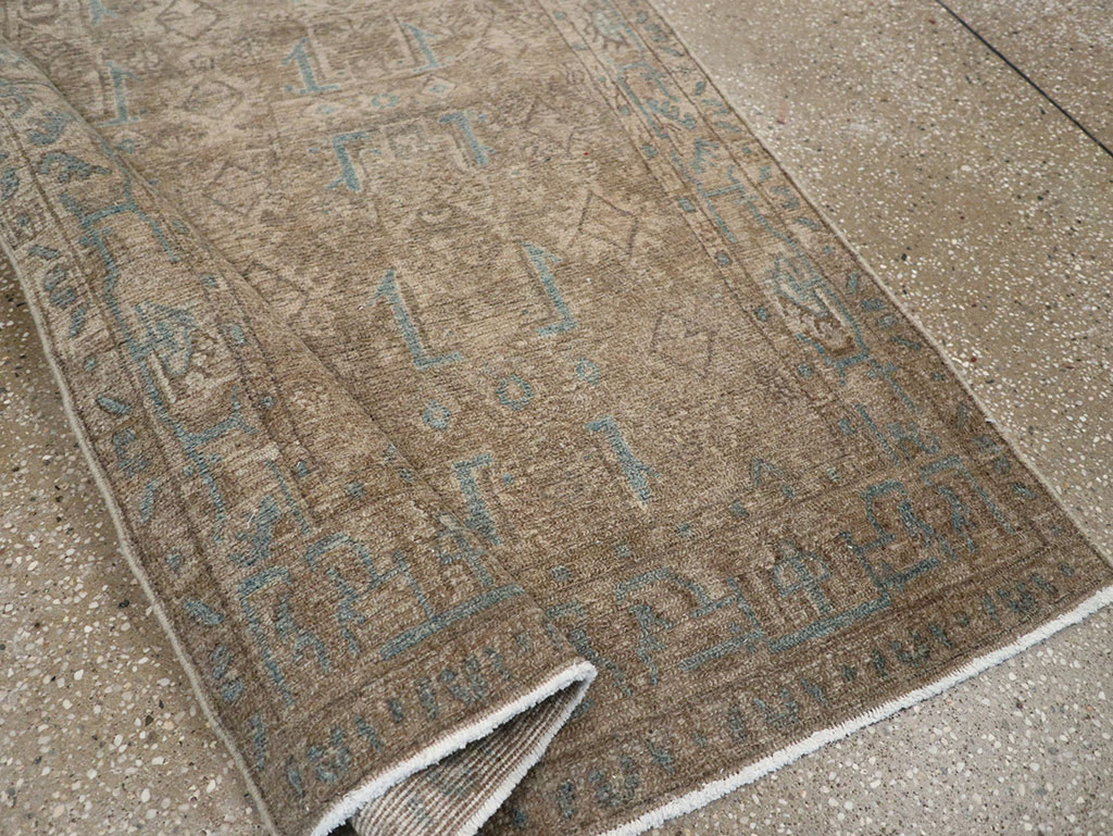 Vintage Persian Malayer Throw Rug, No.32052 - Gsblank