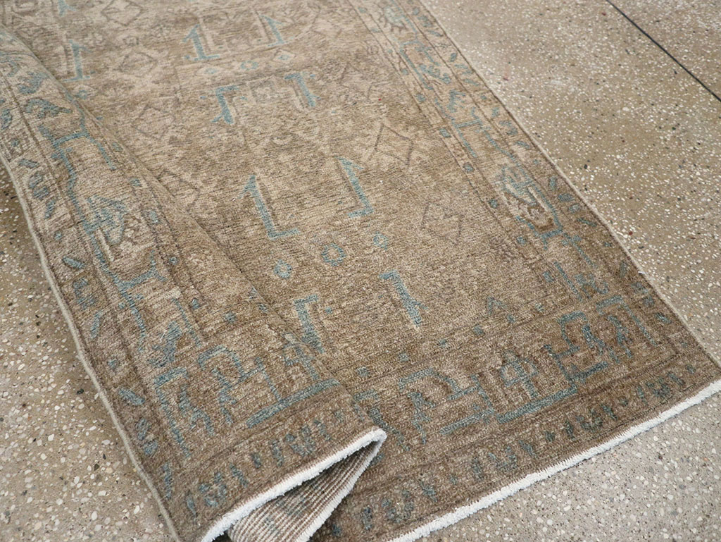 Vintage Persian Malayer Throw Rug, No.32052 - Gsblank