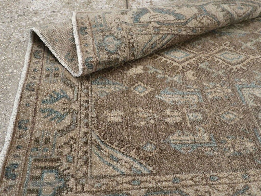 Vintage Persian Malayer Throw Rug, No.32053 - Gsblank