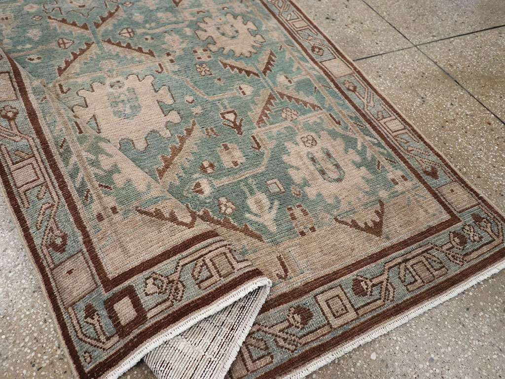 Vintage Persian Malayer Accent Rug, No.32054 - Gsblank