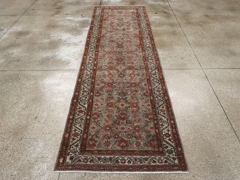 Antique Persian Malayer Runner, No.32058 - Gsblank