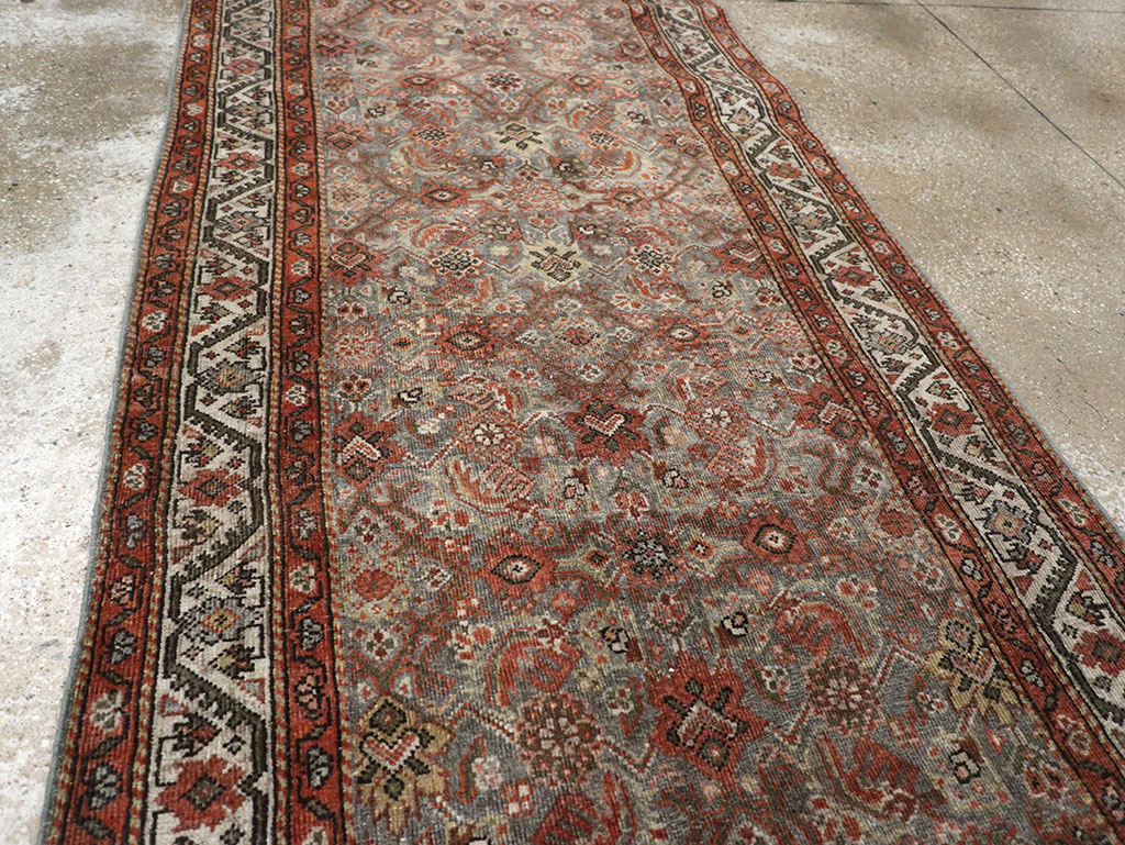 Antique Persian Malayer Runner, No.32058 - Gsblank
