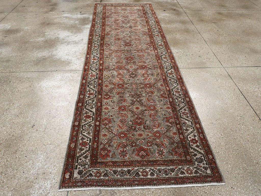 Antique Persian Malayer Runner, No.32058 - Gsblank