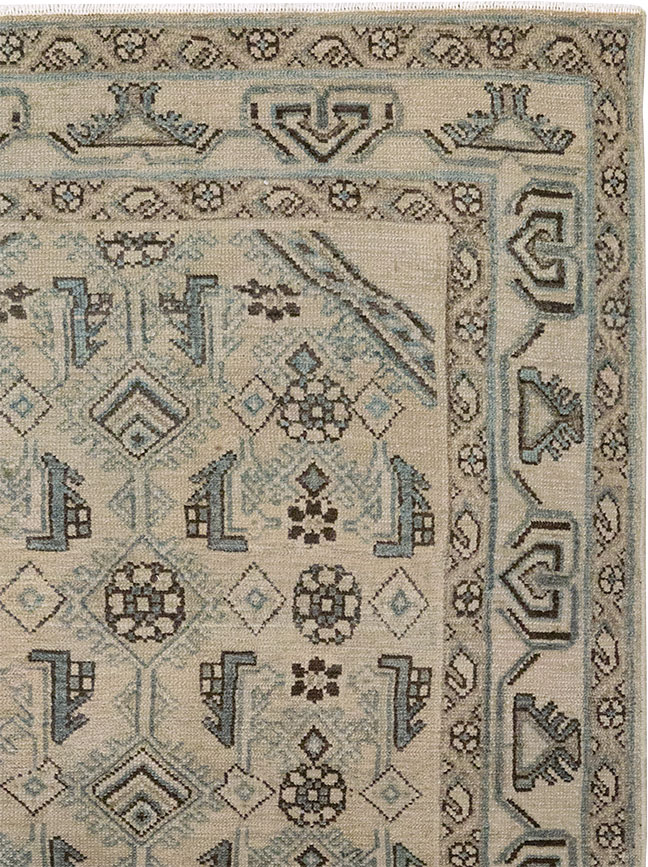 Vintage Persian Malayer Throw Rug (Pair: 1 of 2), No.32061 - Gsblank