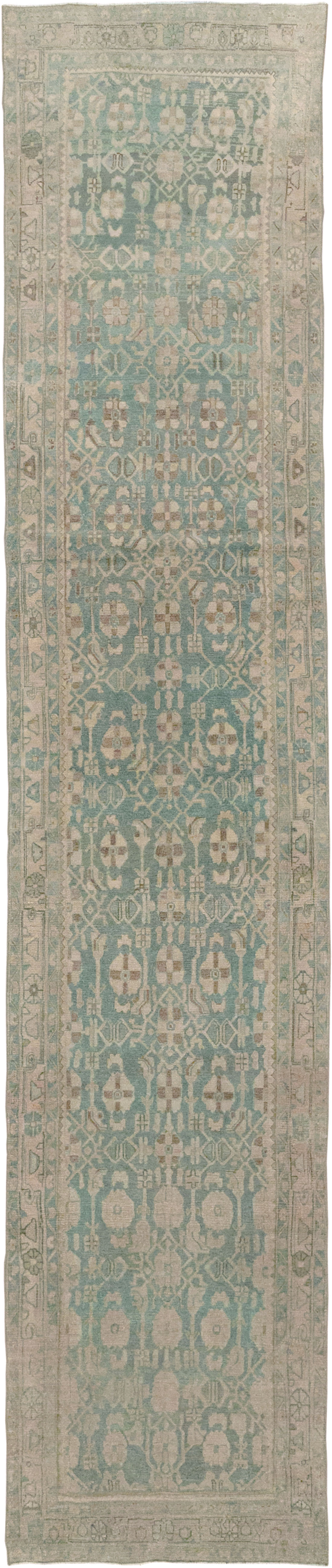 Antique Persian Malayer Long Runner, No.32062 - Gsblank