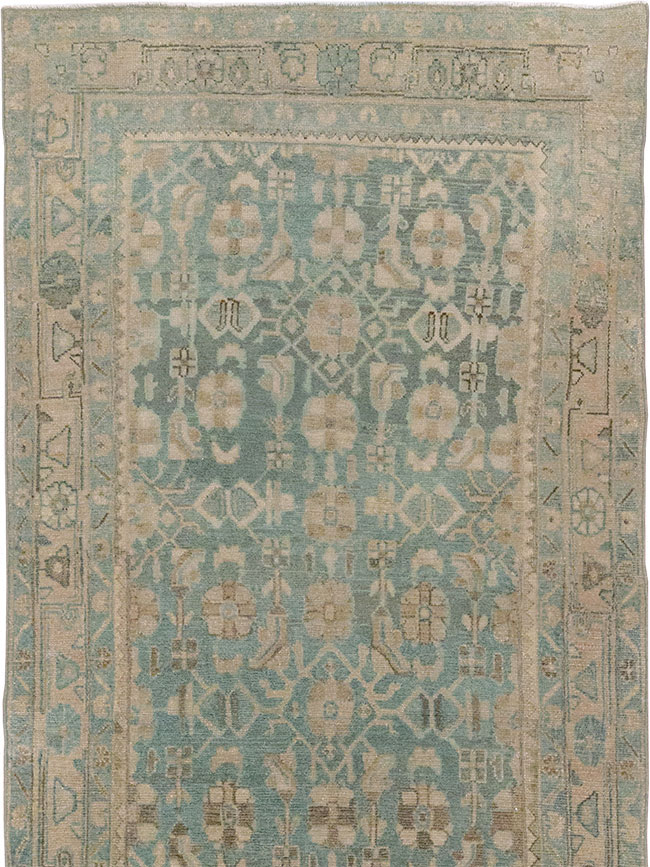 Antique Persian Malayer Long Runner, No.32062 - Gsblank
