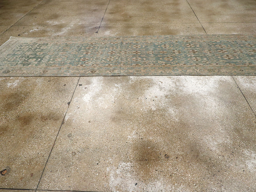 Antique Persian Malayer Long Runner, No.32062 - Gsblank