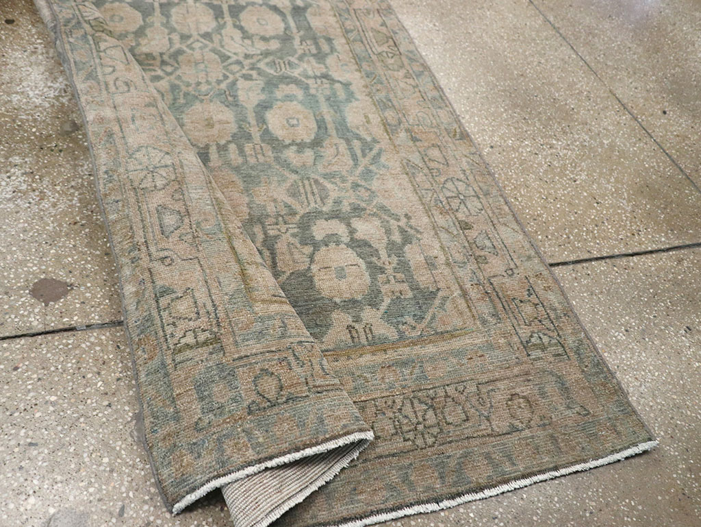 Antique Persian Malayer Long Runner, No.32062 - Gsblank