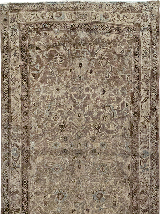 Antique Persian Malayer Long Runner, No.32064 - Gsblank