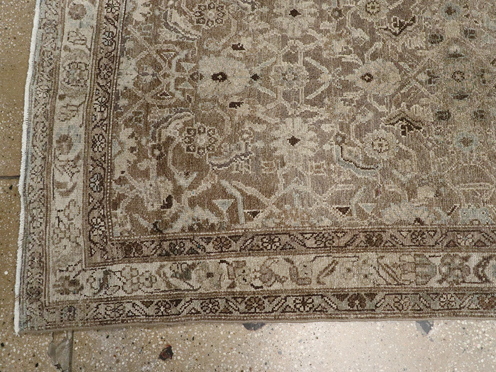 Antique Persian Malayer Long Runner, No.32064 - Gsblank