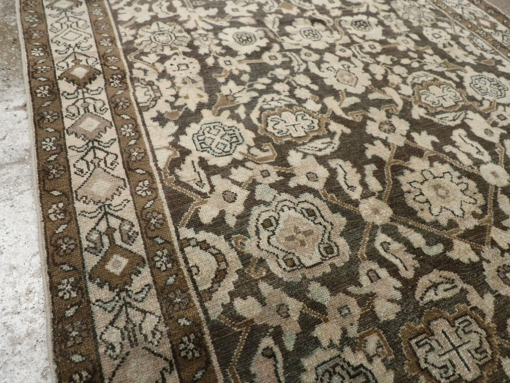 Vintage Persian Malayer Accent Rug, No.32069 - Gsblank