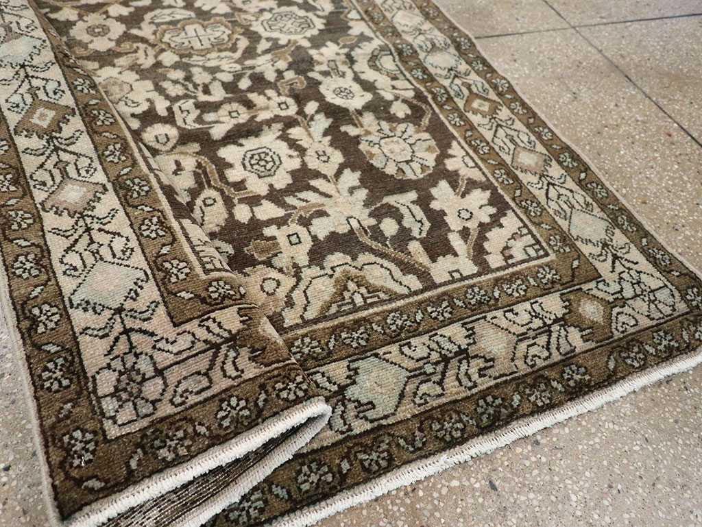 Vintage Persian Malayer Accent Rug, No.32069 - Gsblank