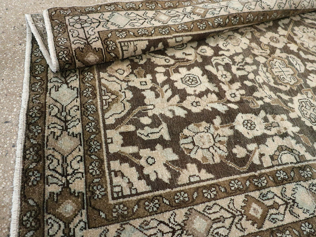 Vintage Persian Malayer Accent Rug, No.32069 - Gsblank